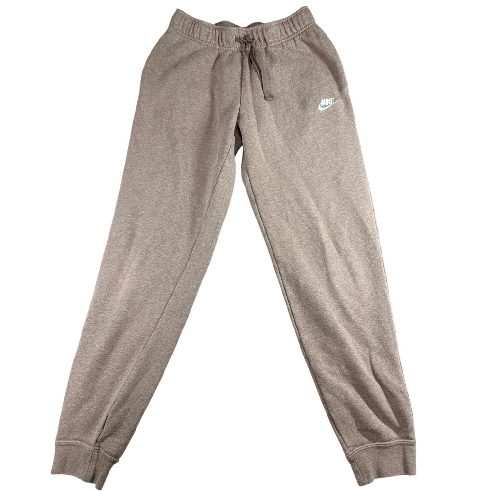 Nike Joggers Womens Small Brown Sportswear Essential Fleece DQ5191-214 Tapered